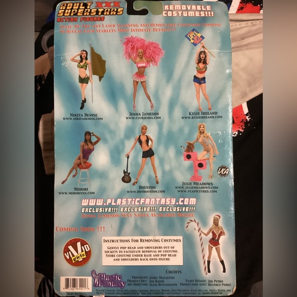 JENNA JAMESON ADULT XXX SUPERSTARS. REMOVABLE COSTUME. - Picture 2 of 3